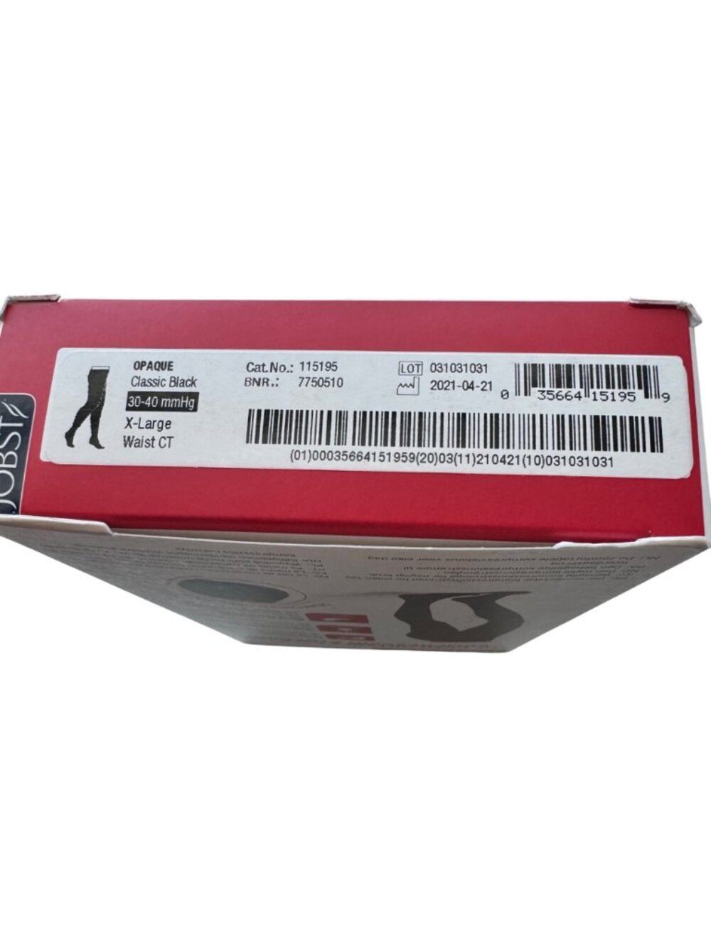 Jobst Compression Stockings Opaque Black XL Waist CT Support 30-40 MmHg New - Picture 3 of 9